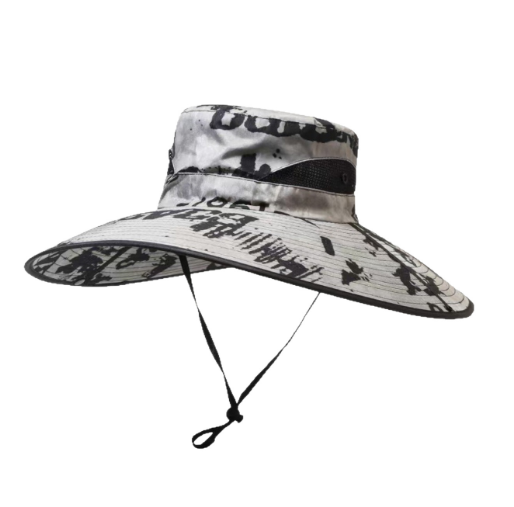 Men's 15CM Wide Brim Bucket Hat – UV Protection Sun Hat